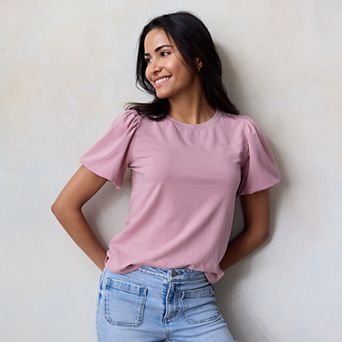 Women's LC Lauren Conrad Bubble Sleeve Top