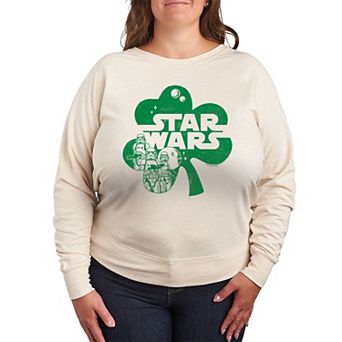 Plus Size Star Wars Stormtroopers Shamrock French Terry Long Sleeve Tee