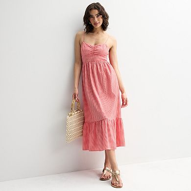 Juniors' Rewind Strappy Maxi Dress