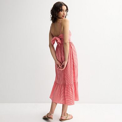 Juniors' Rewind Strappy Maxi Dress