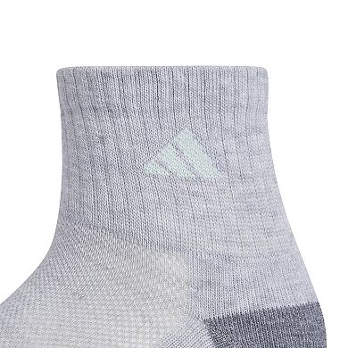 adidas Girls' Athletic Cushioned 6-Pack Quarter Socks