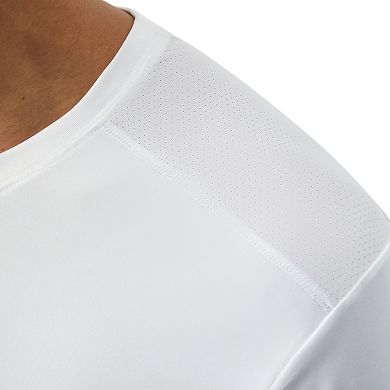 Men's Hanes 3-Pack Moves Ultimate Breathable Mesh Crewneck Undershirt with X-Temp