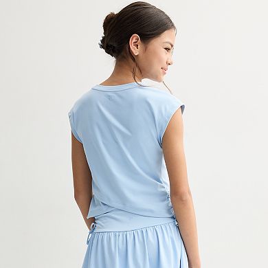 Girls 7-16 Tek Gear® Sporty Tulip Tee