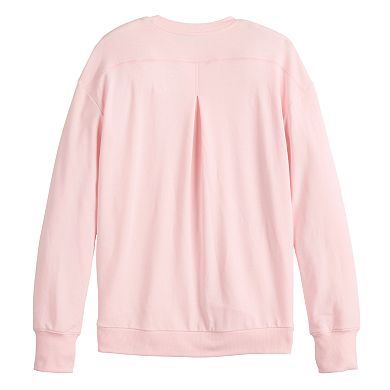 Girls 7-20 Tek Gear® Tuck Back Crewneck Top in Regular & Plus Sizes