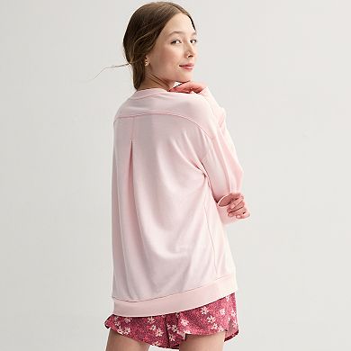 Girls 7-20 Tek Gear® Tuck Back Crewneck Top in Regular & Plus Sizes