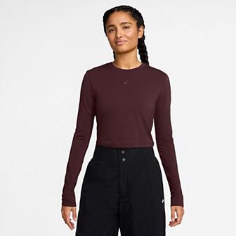 Women's Nike Slim Long-Sleeve Cropped Top