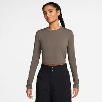 Women's Nike Slim Long-Sleeve Cropped Top