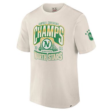 Men's Fanatics White Minnesota North Stars Decades Collection Timeless T-Shirt