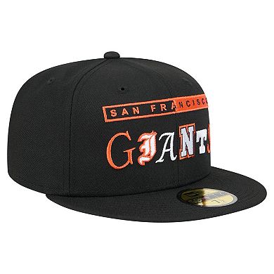 Men's New Era Black San Francisco Giants Ransom 59FIFTY Fitted Hat