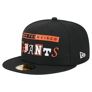 Men's New Era Black San Francisco Giants Ransom 59FIFTY Fitted Hat