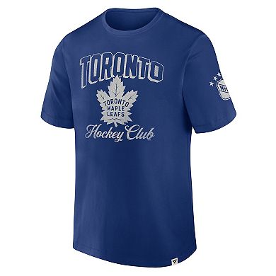 Men's Fanatics Blue Toronto Maple Leafs Decades Collection Made To Last T-Shirt