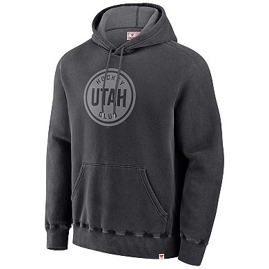 Men's Fanatics Black Utah Hockey Club Made in Canada Pullover Hoodie