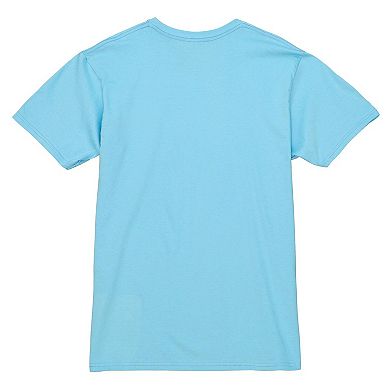 Men's Mitchell & Ness Light Blue Philadelphia Phillies Cooperstown Collection Team Logo T-Shirt
