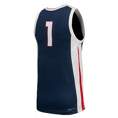 Men's Nike Navy Gonzaga Bulldogs Replica Basketball Jersey