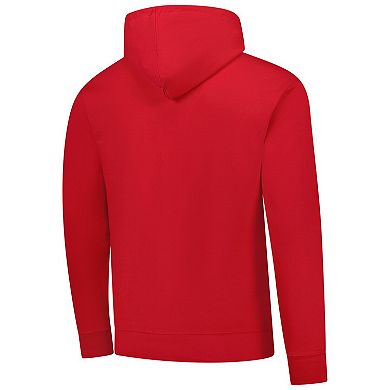 Men's Mitchell & Ness Scarlet San Francisco 49ers NFL x Bud Light Vintage Pullover Hoodie