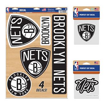WinCraft Brooklyn Nets Decal Variety Pack