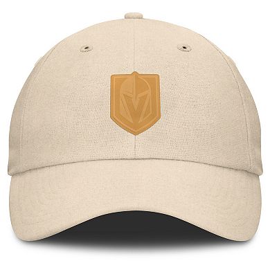 Men's Fanatics Tan Vegas Golden Knights Front Office Canvas Adjustable Hat