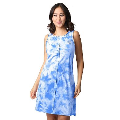 Women's Margaritaville Blue New York Rangers Clouds Tie-Dye Dress