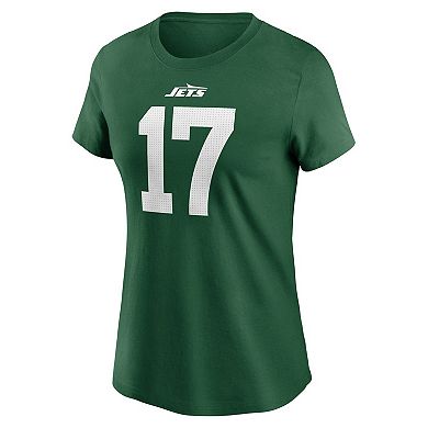 Women's Nike Davante Adams Green New York Jets Player Name & Number T-Shirt