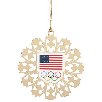 Team USA Flag & Rings Ornament