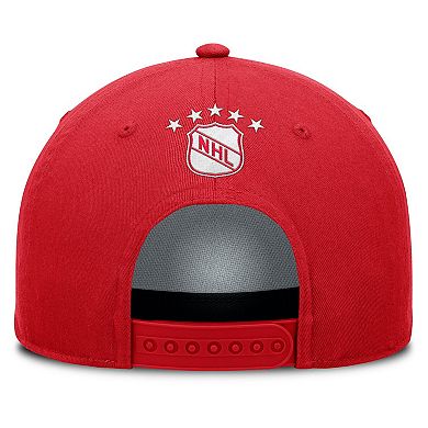 Men's Fanatics Red Detroit Red Wings Decades Collection A-Frame Rope Adjustable Hat