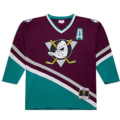 Men's Teemu Selanne Purple Anaheim Ducks 1996-97 Power Play Jersey