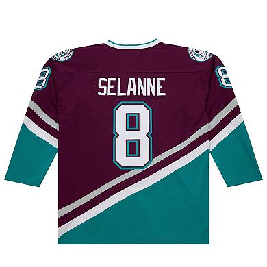Men's Teemu Selanne Purple Anaheim Ducks 1996-97 Power Play Jersey