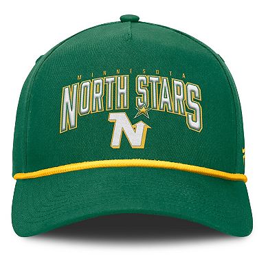 Men's Fanatics Kelly Green Minnesota North Stars Decades Collection A-Frame Rope Adjustable Hat