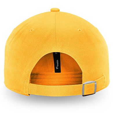 Men's Fanatics Gold Nashville Predators Wordmark Core Fundamental Adjustable Hat