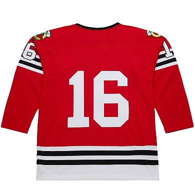 Men's Bobby Hull Scarlet Chicago Blackhawks 1960-61 Power Play Jersey