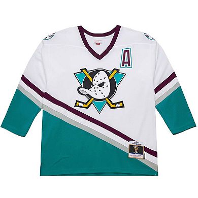 Men's Teemu Selanne White Anaheim Ducks 1996-97 Power Play Jersey