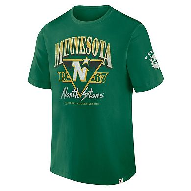 Men's Fanatics Kelly Green Minnesota North Stars Decades Collection Made To Last T-Shirt