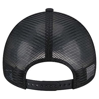 Men's New Era Black Pittsburgh Pirates 9FORTY A-Frame Trucker Adjustable Hat