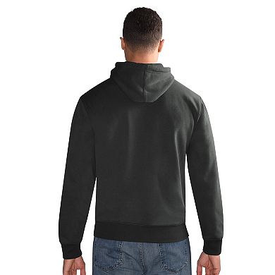 Men's Starter Charcoal Kansas City Chiefs Vintage Pullover Hoodie