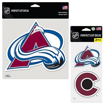 WinCraft Colorado Avalanche Three-Pack Perfect Cut Decals