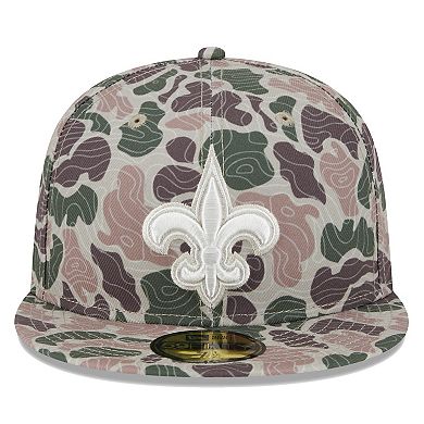 Men's New Era New Orleans Saints Geo Camo 59FIFTY Fitted Hat