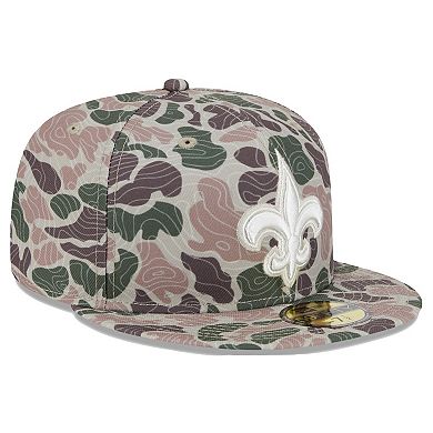 Men's New Era New Orleans Saints Geo Camo 59FIFTY Fitted Hat