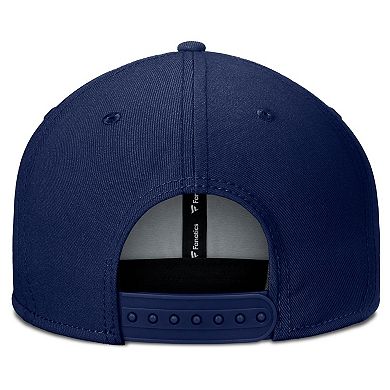 Men's Fanatics Blue New York Rangers Fundamental Gino Stack Snapback Hat