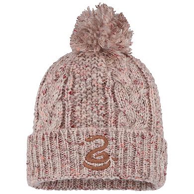Women's New Era Tan Philadelphia Union Cuffed Knit Hat with Pom