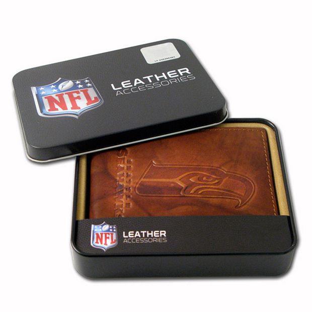 seattle seahawks leather wallet