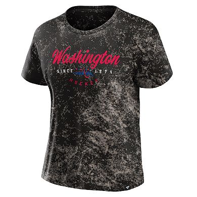Women's Fanatics Black Washington Capitals Breakaway T-Shirt