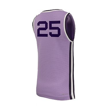 Youth Nike #25 Lavender Kansas State Wildcats Retro Replica Basketball Jersey