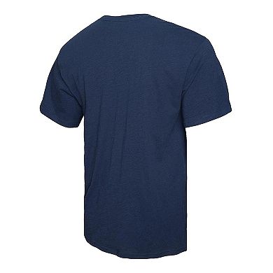 Men's Mitchell & Ness Navy New York Yankees Arched Logo Slub T-Shirt
