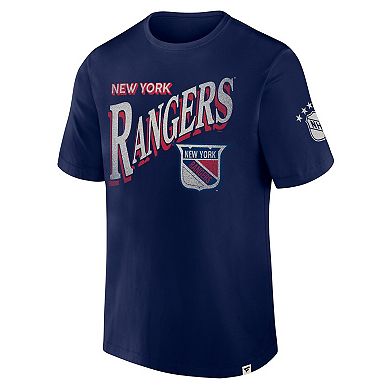 Men's Fanatics Navy New York Rangers Decades Collection Made To Last T-Shirt