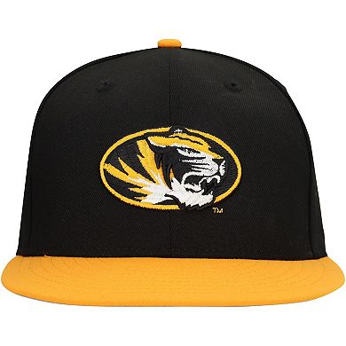 Men's New Era Black/Gold Missouri Tigers Logo 9FIFTY Snapback Hat