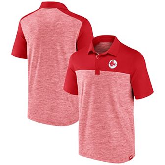 Men's Fanatics Red Boston Red Sox True Classics Avid Fan Brushed Polo