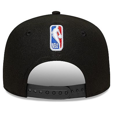 Men's New Era Black Utah Jazz Jersey Hook Statement Edition 9FIFTY Snapback Hat