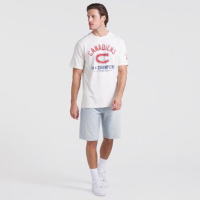 Men's Fanatics White Montreal Canadiens Decades Collection Timeless T-Shirt