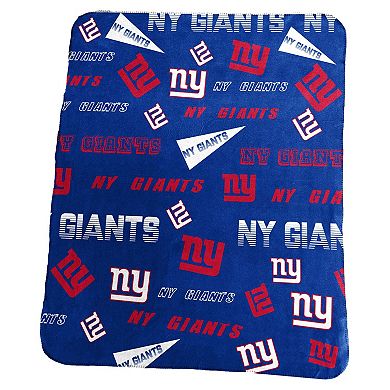 "New York Giants 50"" x 60"" Classic Fleece Blanket"