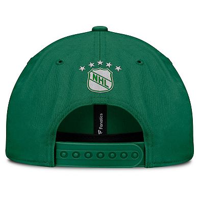 Men's Fanatics Kelly Green Minnesota North Stars Decades Collection Adjustable Hat